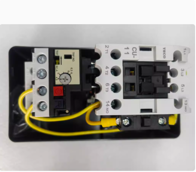 TECO Communication electromagnetic switch HUEB-16K 380V 50/60HZ 15-20A HUEB-11K 380V 50/60HZ 4.5-6.3A Irreversible equation - Image 2