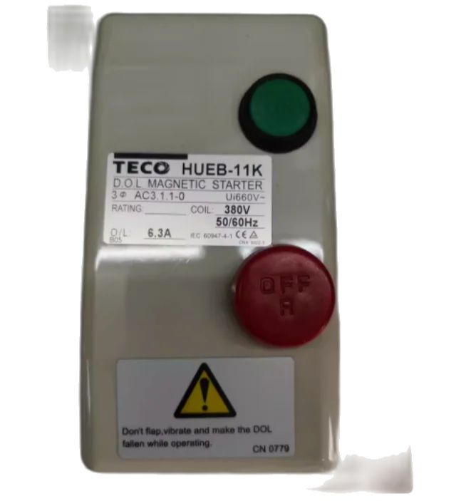 TECO Communication electromagnetic switch HUEB-16K 380V 50/60HZ 15-20A HUEB-11K 380V 50/60HZ 4.5-6.3A Irreversible equation