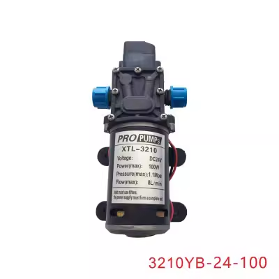 PRO PUMPS XTL-3210 DC12V DC24V 80W 1.0MPa 6L/min 100W 8L/MIN Miniature High Pressure Diaphragm Pump With Pressure Switch - Image 4