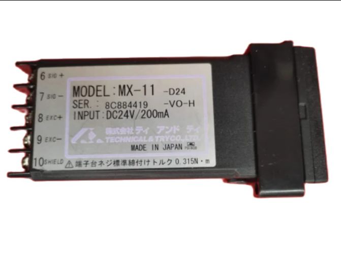 TECHNICAL&TRY MODEL: MX-11 SER: 8C884419 -VO-H -D24 INPUT:DC24V/200mA Terminal Conection MADE IN JAPAN - Image 2