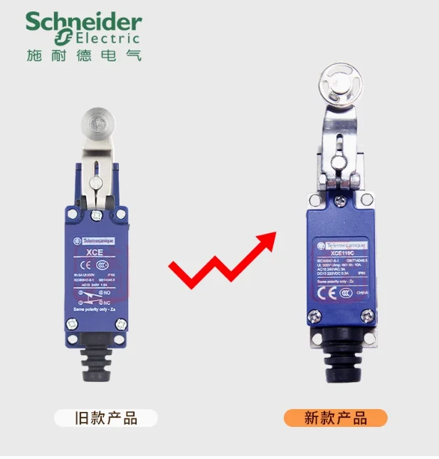 SCHNEIDER limit travel switch XCE-119 metal roller rocker XCE119C - Image 4