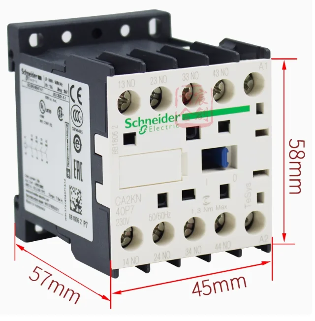 SCHNEIDER AC contactor CA2KN40P7【AC230V】