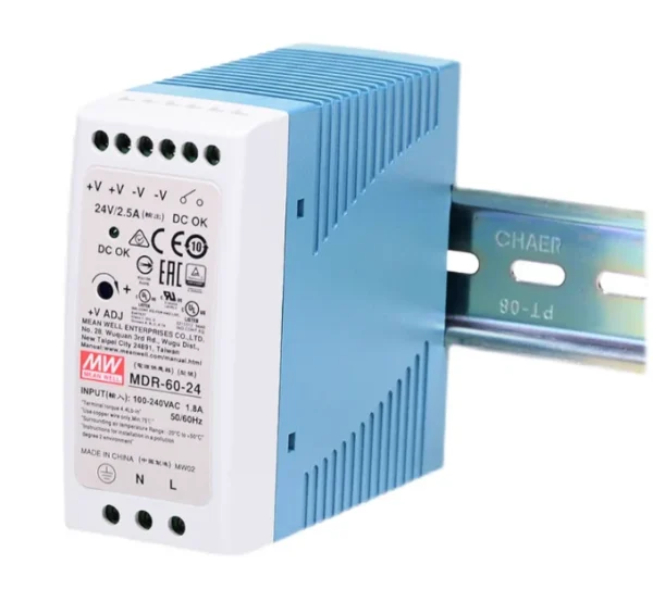 MW Switching Power Supply MDR-60-5 | 5V MDR-60-12 | 12V MDR-60-24 | 24V ...