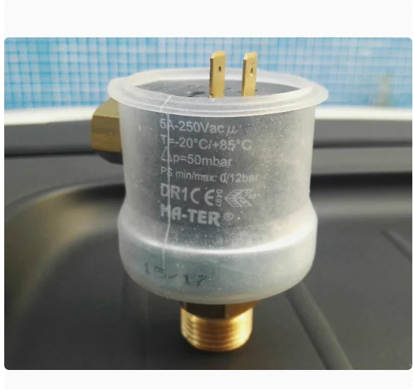 XP600 XP200A XP110 GP600 GP110-16-2230 GP600 (3-5mbar) XP110(4-9Bar)MA-TER DR1 MA-TER pressure switch - Image 6