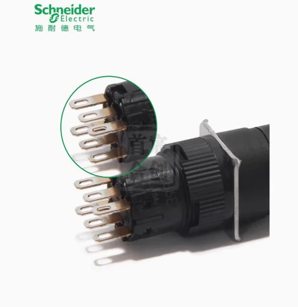 SCHNEIDER black second gear switch 16mm XB6EAD221F XB6EAD221C 1A 1B - Image 3
