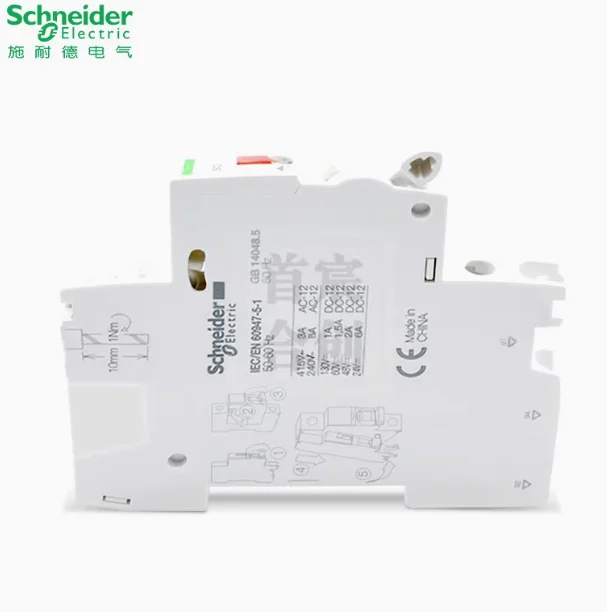 SCHNEIDER Circuit Breaker Attachment iSD 240-415V Auxiliary Contact Alarm Contact 1 Open 1 Close A9A26927