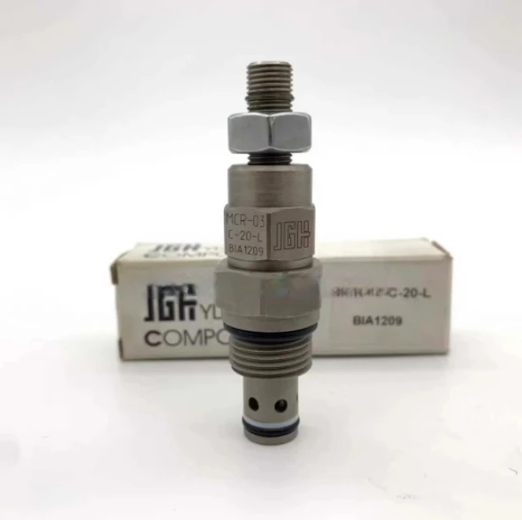 MCR-03-C-20-L-S MCR-03-A-20-L-S MCR-03-B-20-L-S /-03-D-20-L-S /-03-C-20-L /-01-C-10-K RV58-20P JGH Direct acting overflow valve