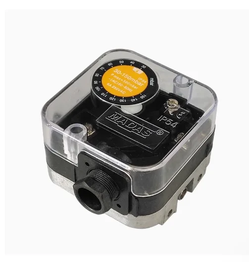 MW50A4 2.5-50mbar MW150A4 30-150mbar MW500A4 100-500mbar MW10A4 2-10mbar MW3A4 0.4-3mbar MADAS gas pressure switch - Image 3