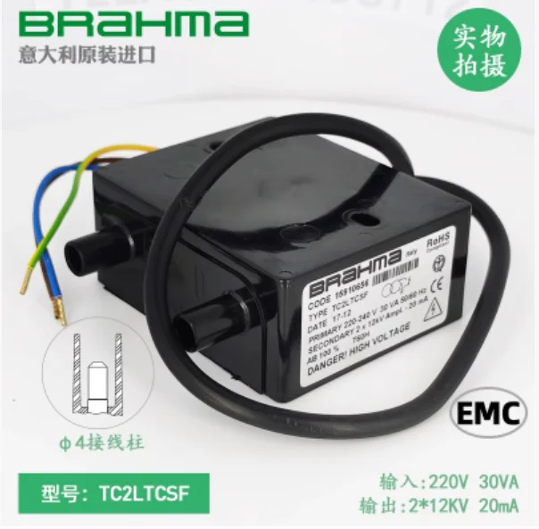 TC1LVCA TC1SVCAF TC2LTCSF TC2STCAF TD1LTCSF TD1STCAF TD1STPAF TD2LTCSF Brahma ignition transformer