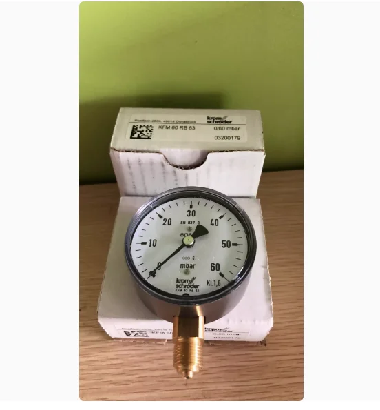 KFM 60RB63 KFM100RB63 KFM160RB63 KFM250RB63 RFM1.6RB63 RFM4RB63 KFM100RB100 KFM160RB100 Krom Schroder pressure gauge - Image 4
