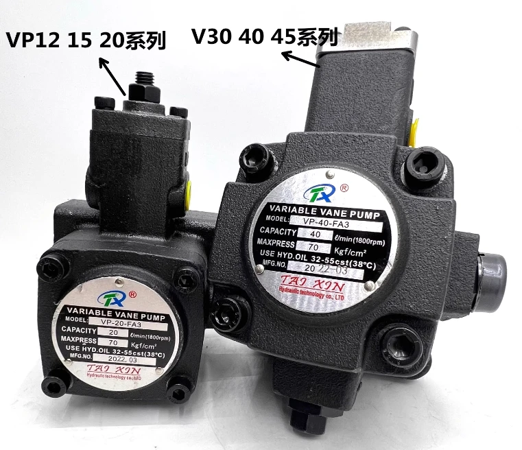 VP-08-FA3 VP-12-FA3 /D/H/DH VP-15-FA3 /D/H/DH VP-20-FA3 /D/H/DH VP-30-FA3 /DH VP-40-FA3 /DH TAIXIN Variable vane pump - Image 4