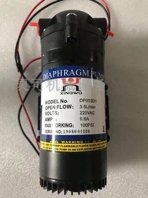 XINGWO High pressure diaphragm pump DIAPHRAGM PUMP DP003D1 3.5L/min 220VAC 0.6A