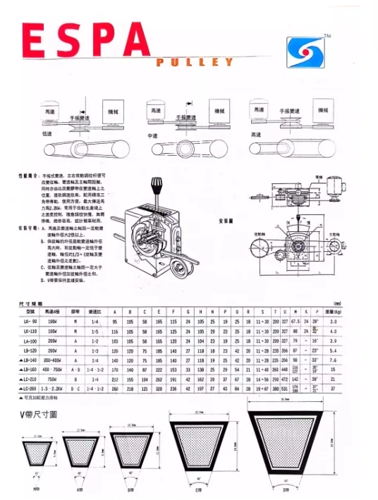 ESPA manual transmission LB-120 LB-140 - Image 5