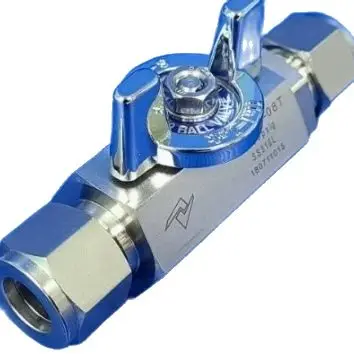 VB11U-04(1/4) VB12U-06T(3/8) VB13U-08T(1/2) VB14U-12T(3/4) VB15U-16T UNILOK stainless steel hexagonal sleeve ball valve - Image 3