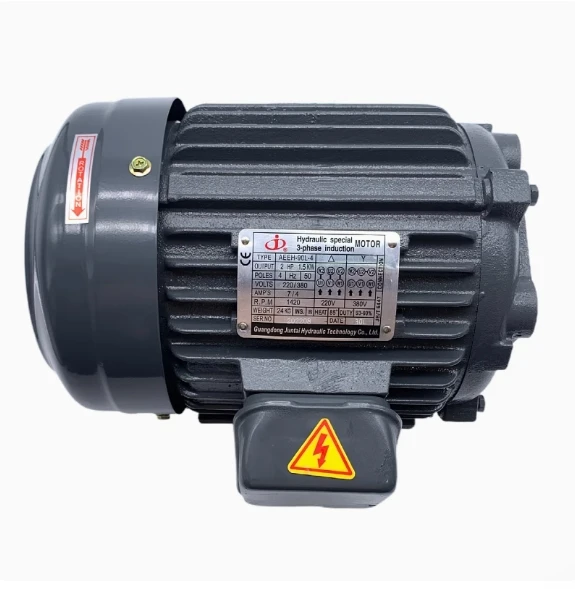 JUN TAI horizontal three-phase hydraulic motor AEEH-80L-4/1HP/0.75KW-380V /90L-4/2HP/1.5KW /100L-4/3HP/2.2KW/112M-4/5HP/3.7KW - Image 2