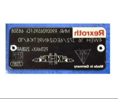 R900926595 4WEH16J72/6EG24N9ETK4/10 R900787857 4WEH16E72/6SG24N9K4 Original new Electrohydraulic directional valve