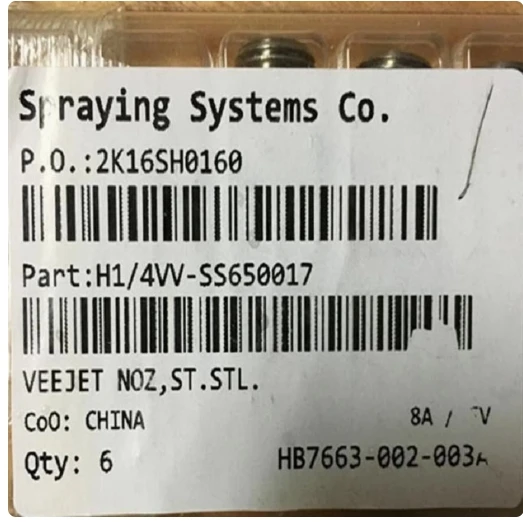 Spraying Fan shaped nozzle H1/4VV-SS-650017 H1/4VV-SS-8001 H1/4VV-SS-11008 H1/8VVL-SS-730077 1U-SS-40500 1U-SS50500 - Image 4