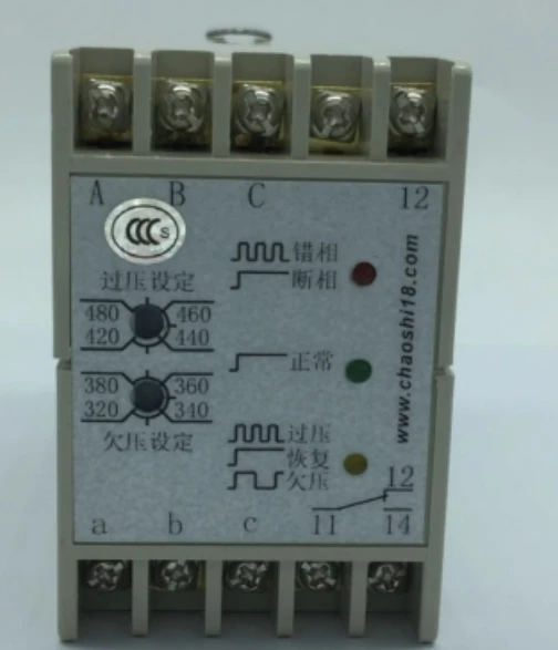 ChaoShi Three phase AC protector ABJ1-14WBX ABJ1-12W ABJ1-18DY ABJ1-12WX ABJ1-14/24WFX ABJ1-18AH ABJ1-12 /12X ABJ1-14WGX-415 - Image 5