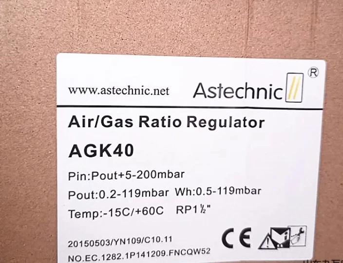 Astechnic Air proportional valve AGK15 AGK20 AGK25 AGK32 AGK40 AGK50 AGK25-T AGK20-T AGK40-T AGV-25R10 DN25 AGV-40R10 DN40 - Image 2