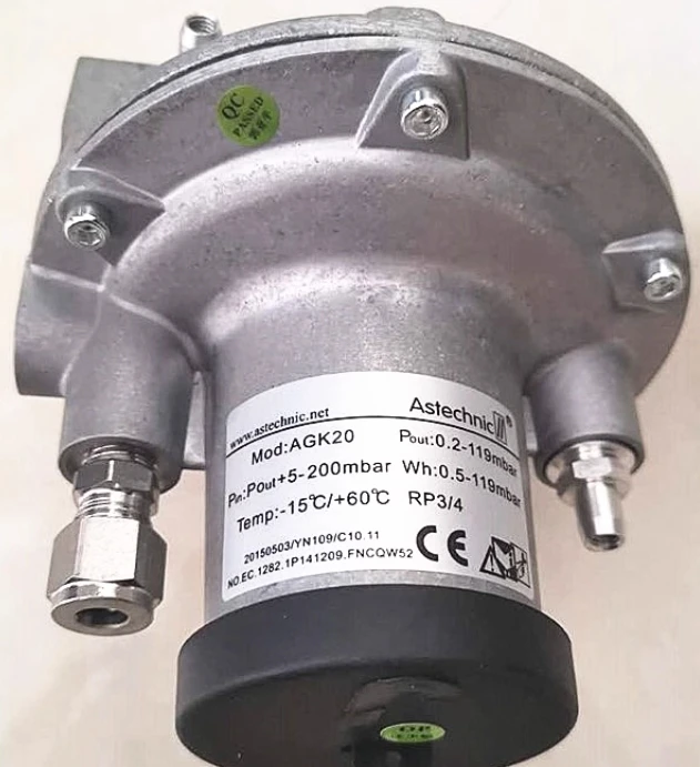 Astechnic Air proportional valve AGK15 AGK20 AGK25 AGK32 AGK40 AGK50 AGK25-T AGK20-T AGK40-T AGV-25R10 DN25 AGV-40R10 DN40 - Image 5
