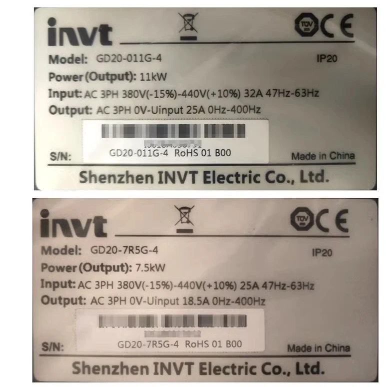 INVT Frequency converter DG20-1R5G/1.5kw-4 DG20-2R2G/2.2kw-4 DG20-004G/4.0kw-4 DG20-5R5G/5.5kw-4 DG20-7R5G/7.5kw-4 - Image 4