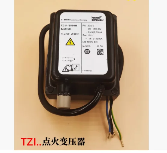 TZl5-15/100W TZl7.5-20/33W TZI7.5-15/100w /-12/100W TZI 5-15/20W TGI5-15/100W TGI 7.5-20/33W Krom Schroder ignition transformer - Image 2