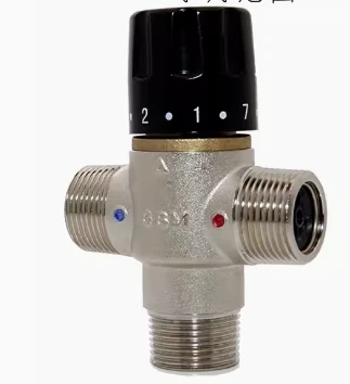 DN20M-2 DN20M DN20S-2 DN20S DN20F DN25M DN25M-2 DN25F DN15M DN15M-2 DN40 DN32 DN50 Thermostatic mixing valve - Image 4