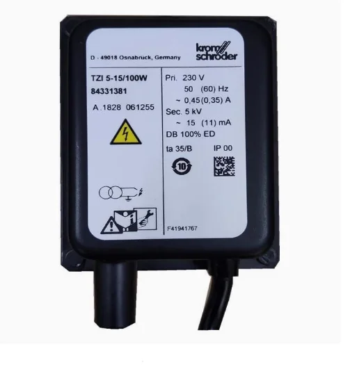 TZl5-15/100W TZl7.5-20/33W TZI7.5-15/100w /-12/100W TZI 5-15/20W TGI5-15/100W TGI 7.5-20/33W Krom Schroder ignition transformer - Image 3