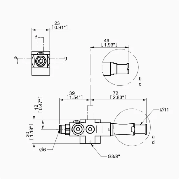 PIAB vacuum generator VGS3010.AC.00.BA Pi12-3 VGS3010.AK.00.BA Xi10-3 VGS3010.AC.01.BA Pi12-3 /.AK.01.BA Xi10-3/.AB.00.BA Pi12-2 - Image 4